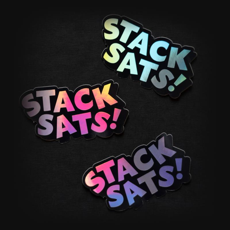 Aufkleber: Stack SATS