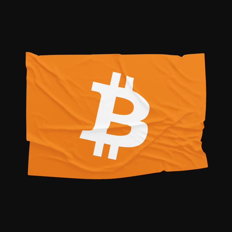 Fahne: Bitcoin