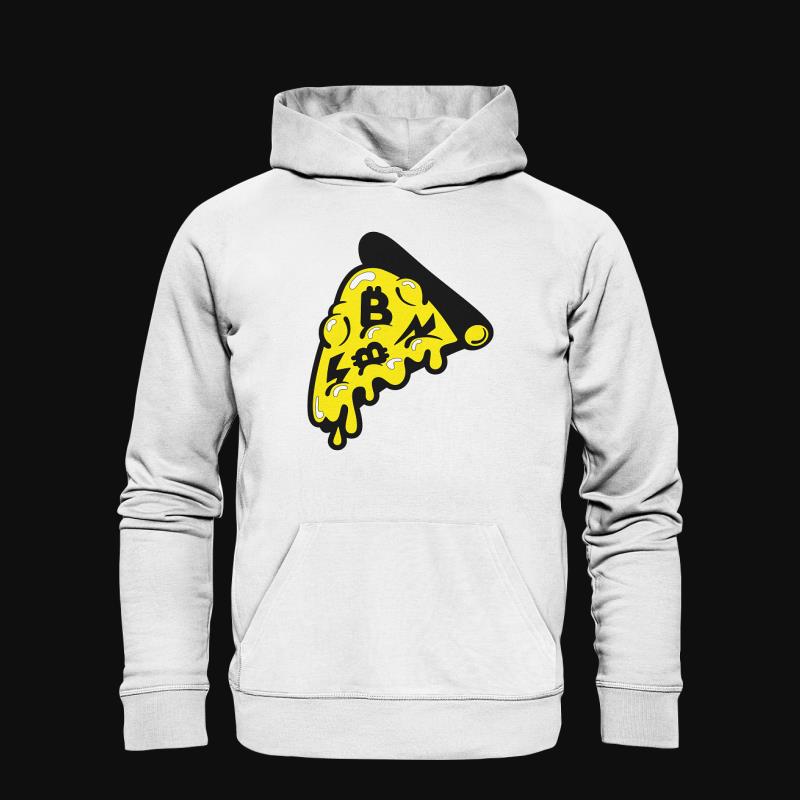 Hoodie: Bitcoin Pizza