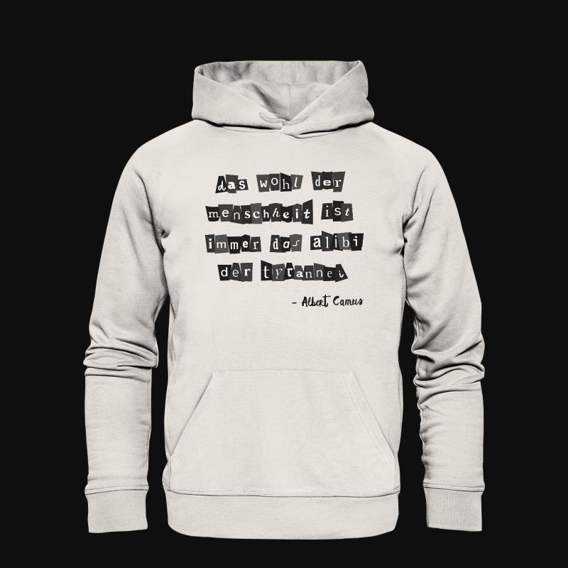 Hoodie: Das Wohl der Menschheit