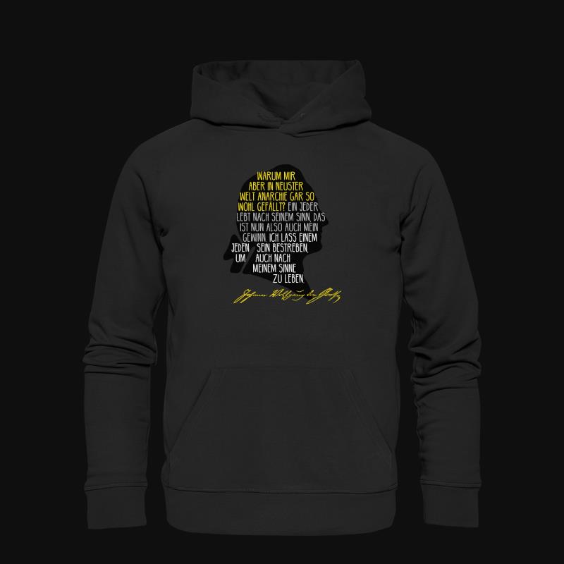 Hoodie: Goethe Anarcho