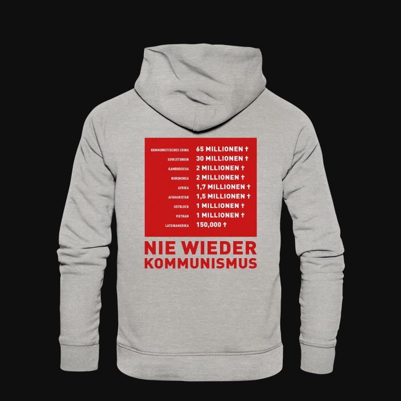 Hoodie: Nie wieder Kommunismus