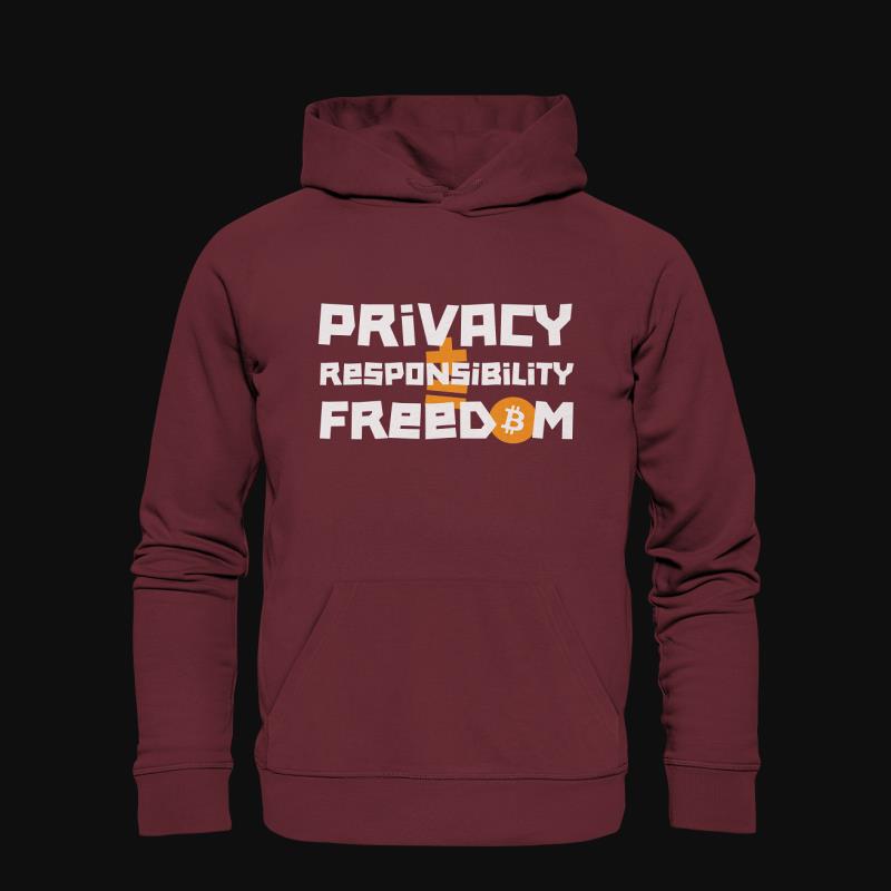 Hoodie: Privacy + Responsibility = Freedom