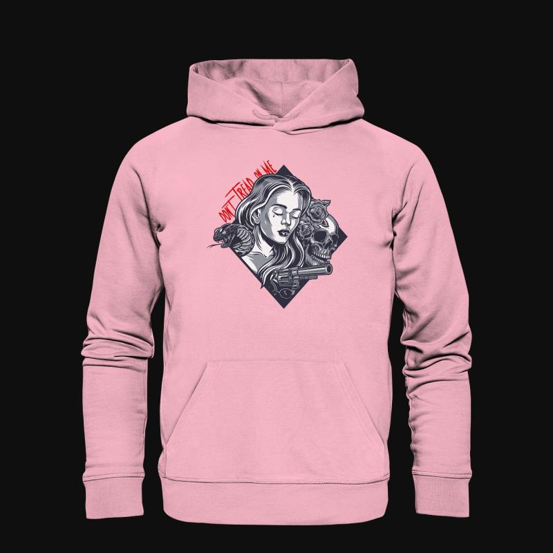 Hoodie: Tread on a Gunwoman