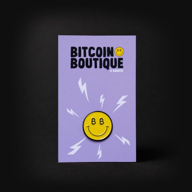 Pin: Bitcoin Smiley