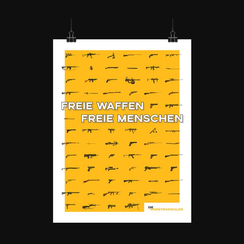 Poster: Freie Waffen, freie Menschen