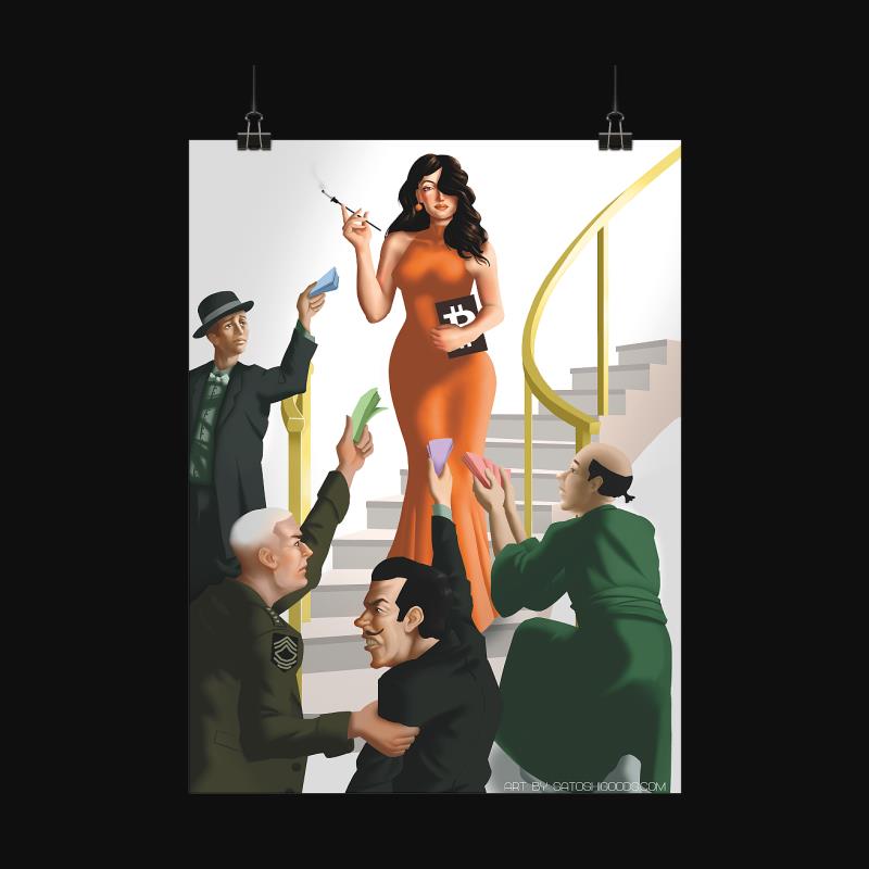 Poster: La Femme Orange