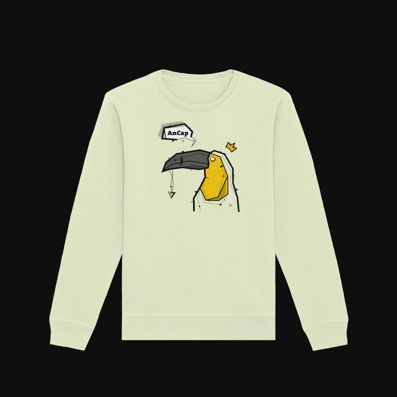 Sweatshirt: AnCap Tucan