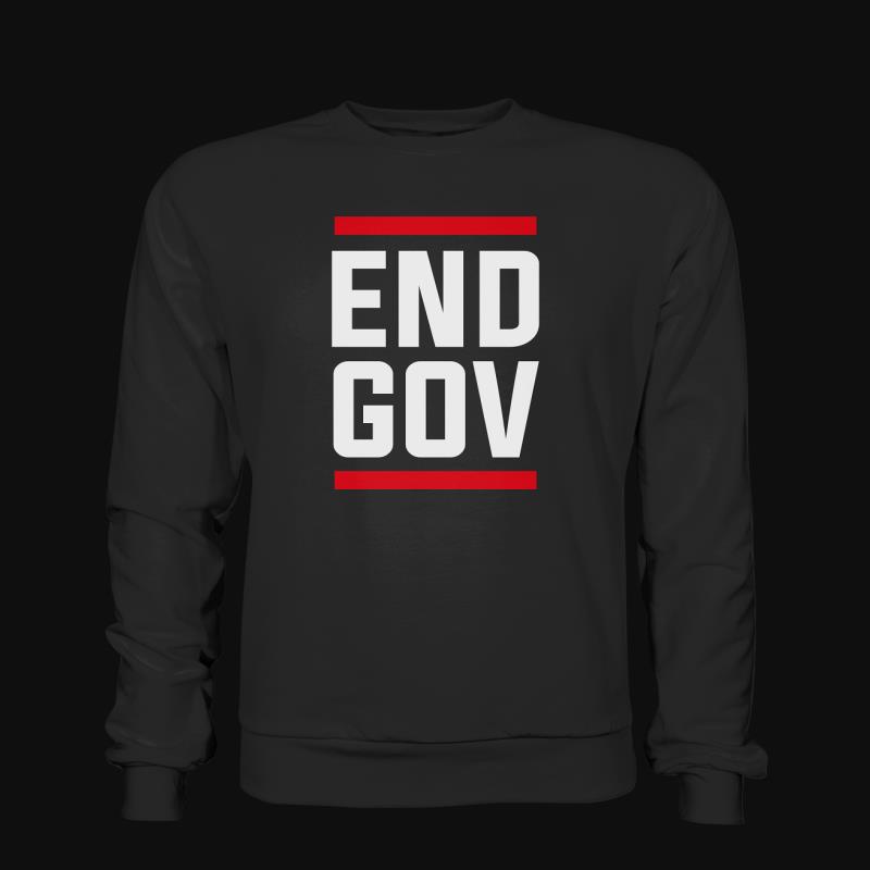 Sweatshirt: End Gov