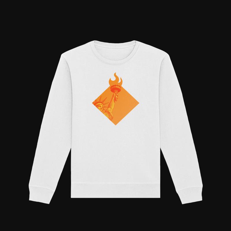 Sweatshirt: Flamme der Freiheit