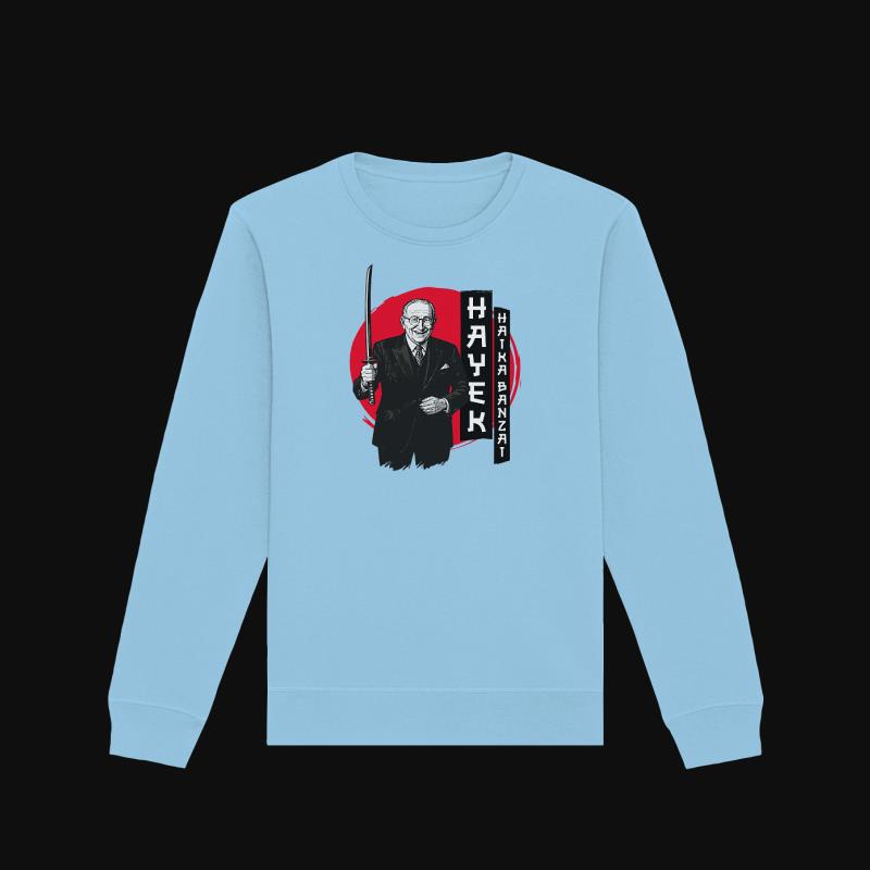 Sweatshirt: Hayek Haika Banzai
