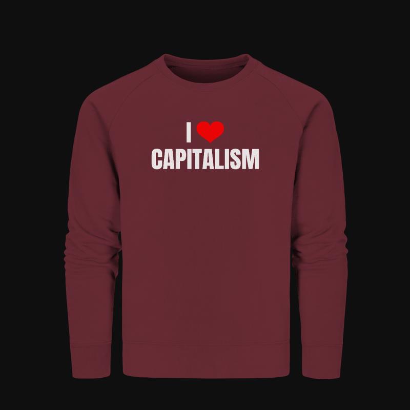 Sweatshirt: I Love Capitalism