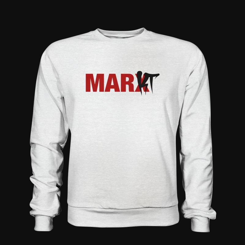 Sweatshirt: Markt statt Marx