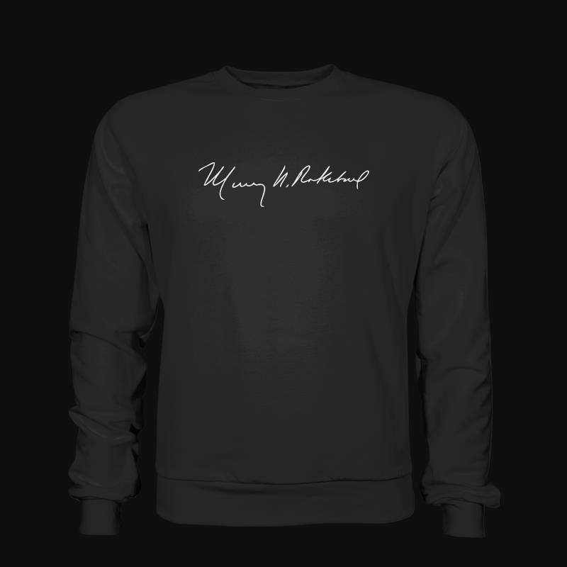 Sweatshirt: Murray N. Rothbard Signatur