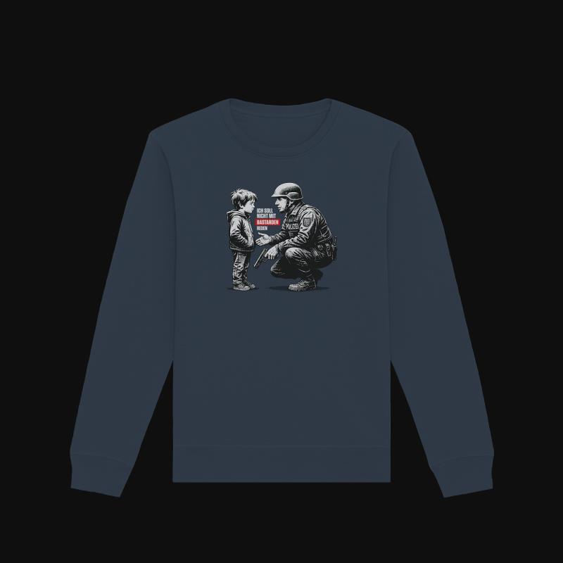 Sweatshirt: Nicht mit Bastarden reden