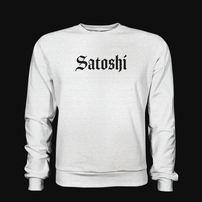 Sweatshirt: Satoshi Fraktur
