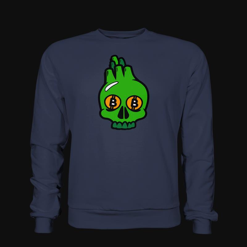 Sweatshirt: Skull of Satoshi