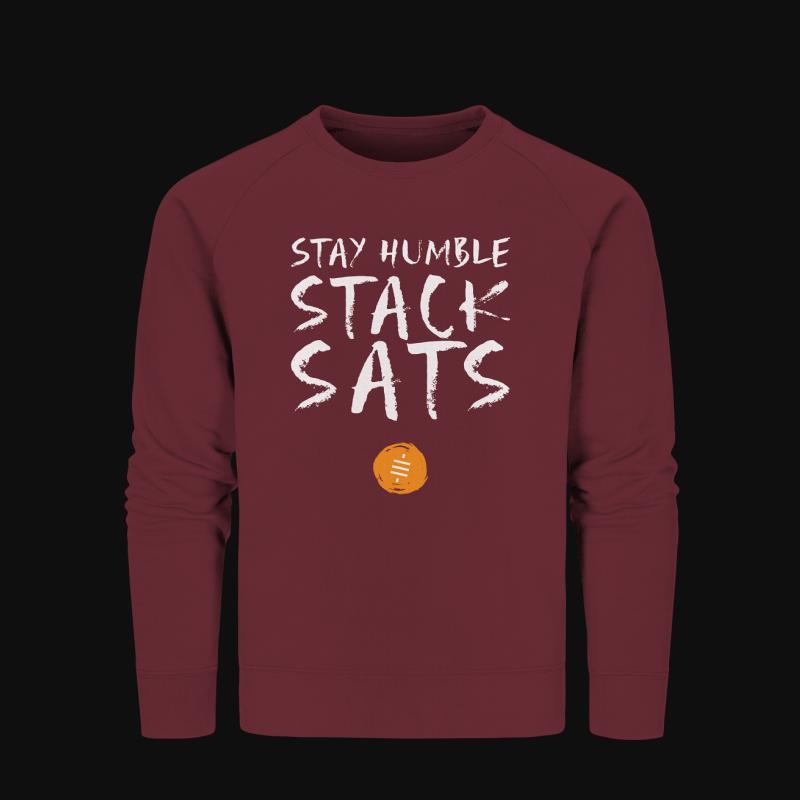 Sweatshirt: Stay Humble Stack Sats
