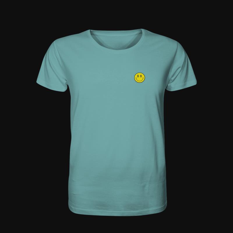 T-Shirt: Bitcoin Smiley (Stick)