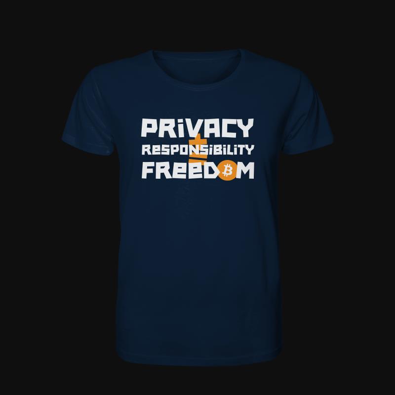 T-Shirt: Privacy + Responsibility = Freedom