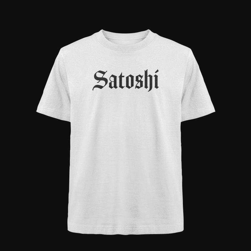 T-Shirt: Satoshi Fraktur
