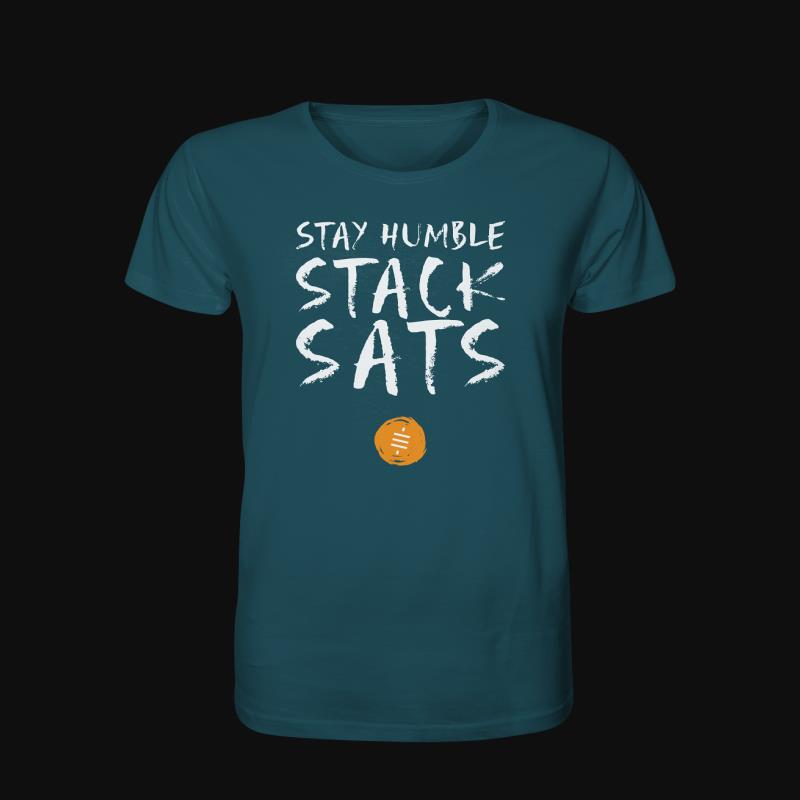 T-Shirt: Stay Humble Stack Sats