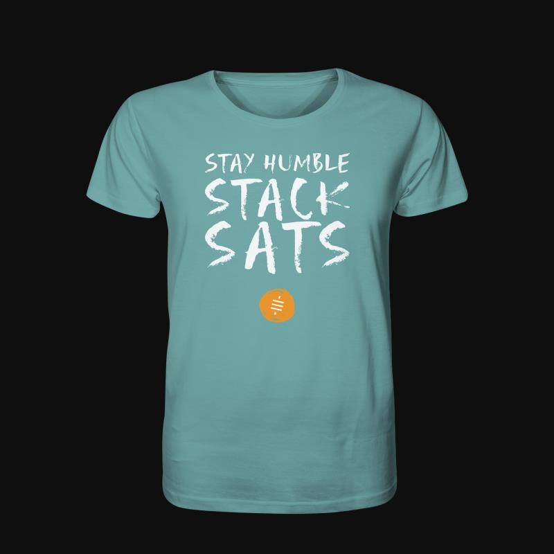 T-Shirt: Stay Humble Stack Sats