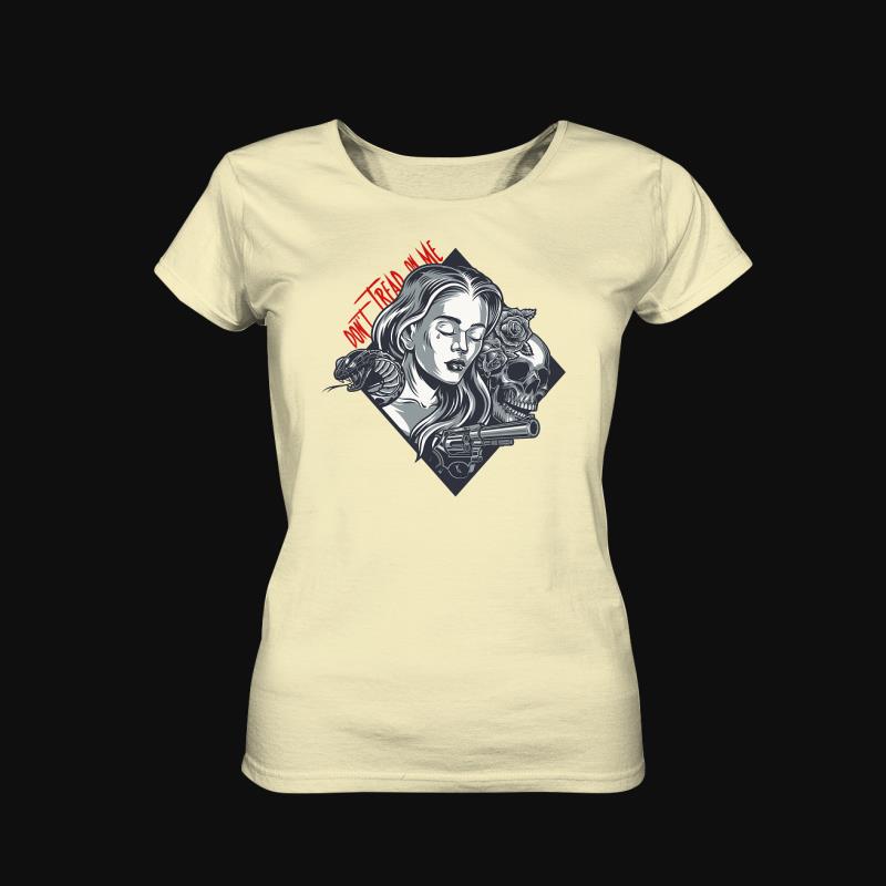 T-Shirt: Tread on a Gunwoman